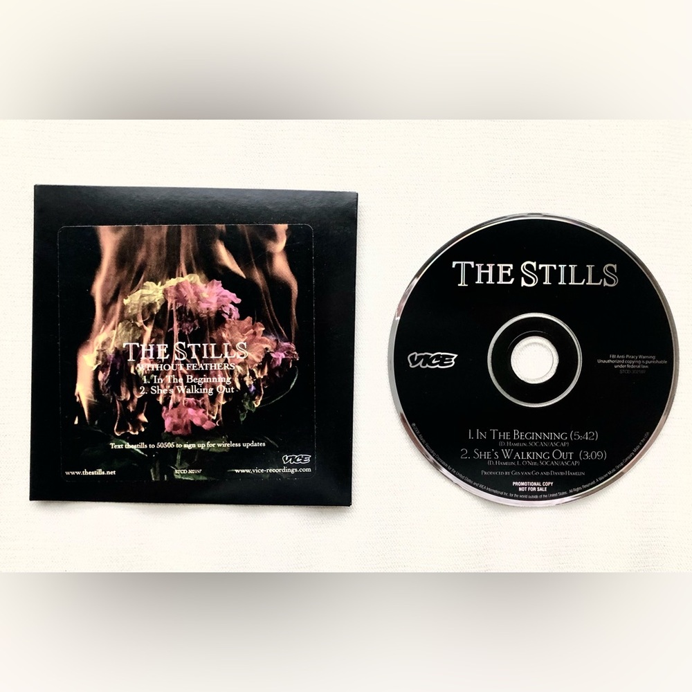 RARE MINT THE STILLS TWO SONG PROMO CD 2006 VICE /ATLANTIC
